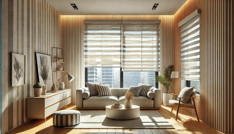 Rolety impresja - dzień i noc